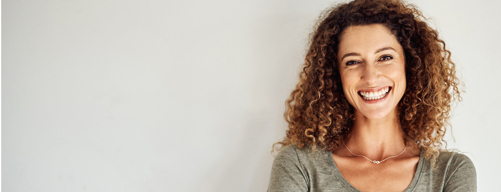 woman smiling