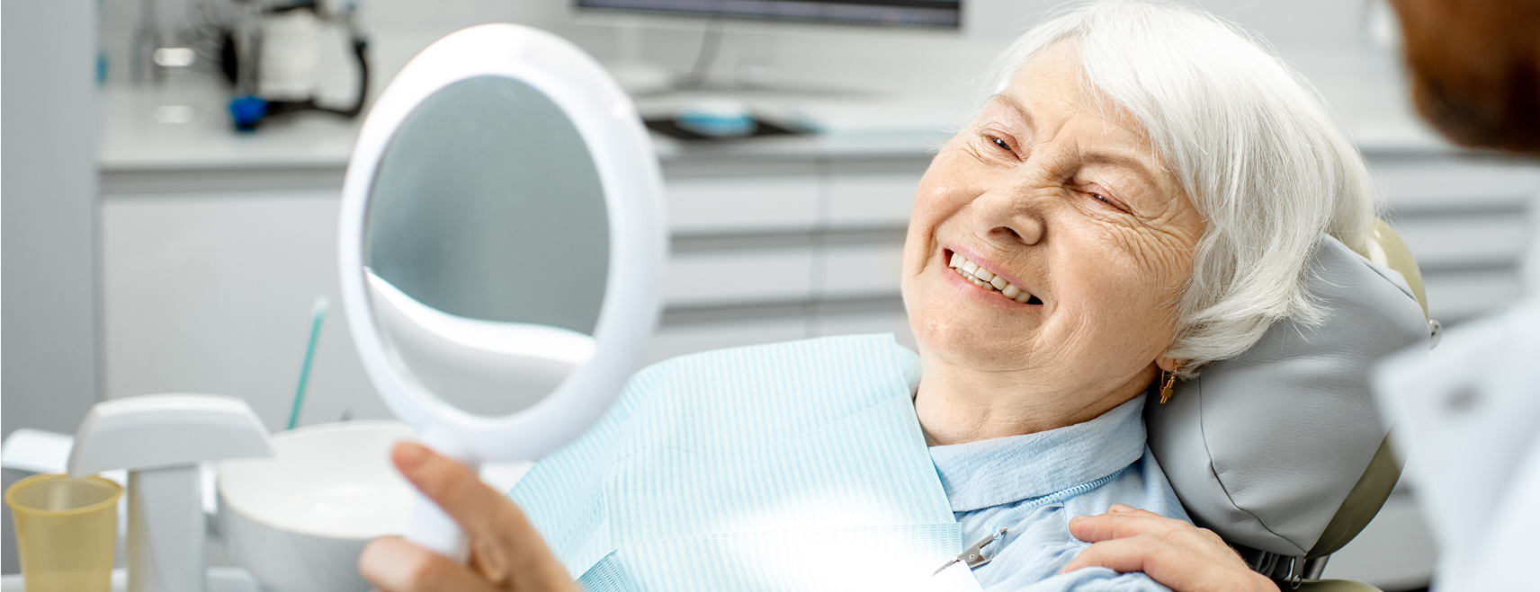 woman at the dentist