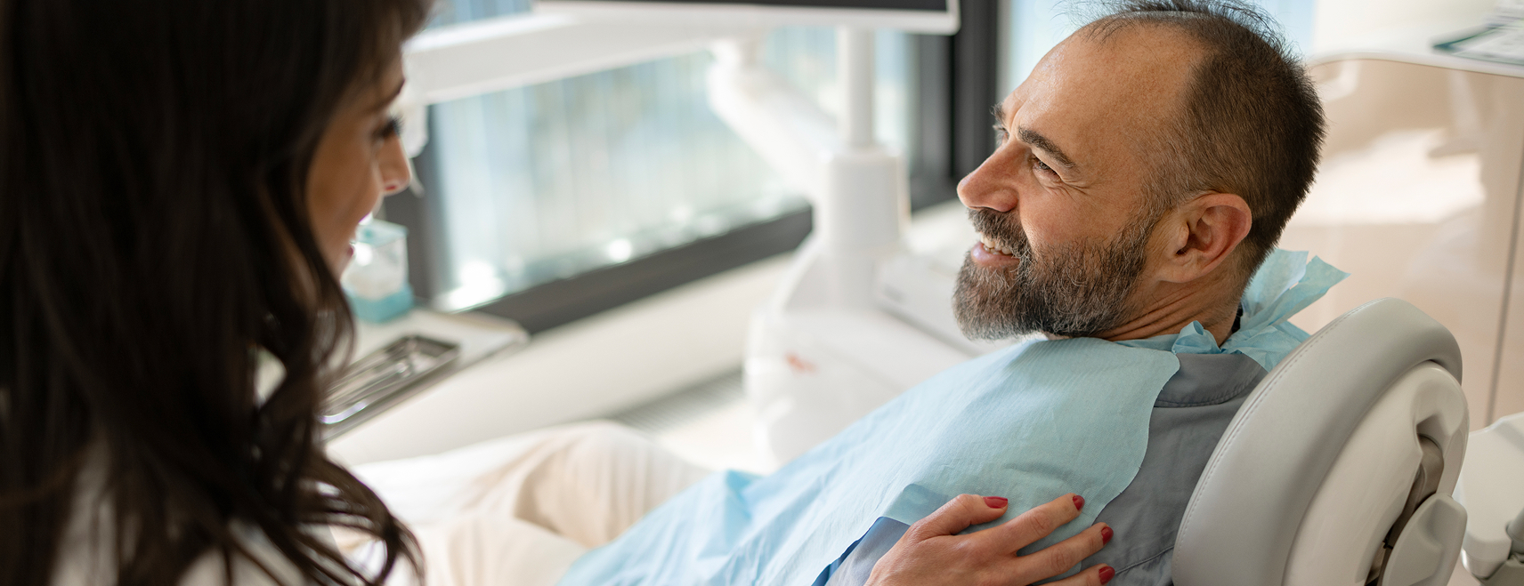 woman with cpap machine on